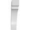 Ekena Millwork 5 1/2-in. W x 26-in. D x 26-in. H Merced Architectural Grade PVC Knee Brace BRCP055X26X26MRC - alternate 5